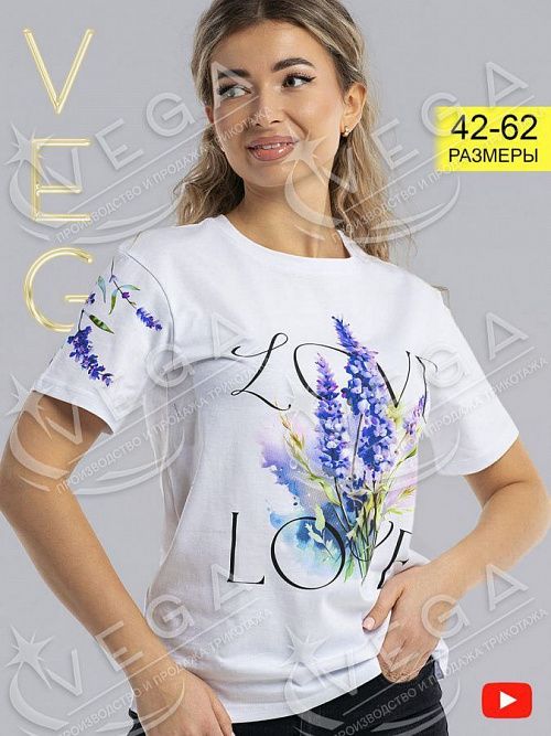 картинка Футболка женская 425 от магазина Одежда+